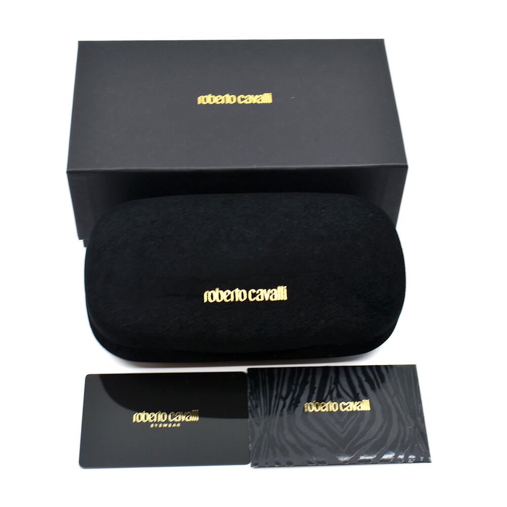 NEW ROBERTO CAVALLI SRC007 BLACK GOLD GREY LENS AUTHENTIC SUNGLASSES - Picture 10 of 10